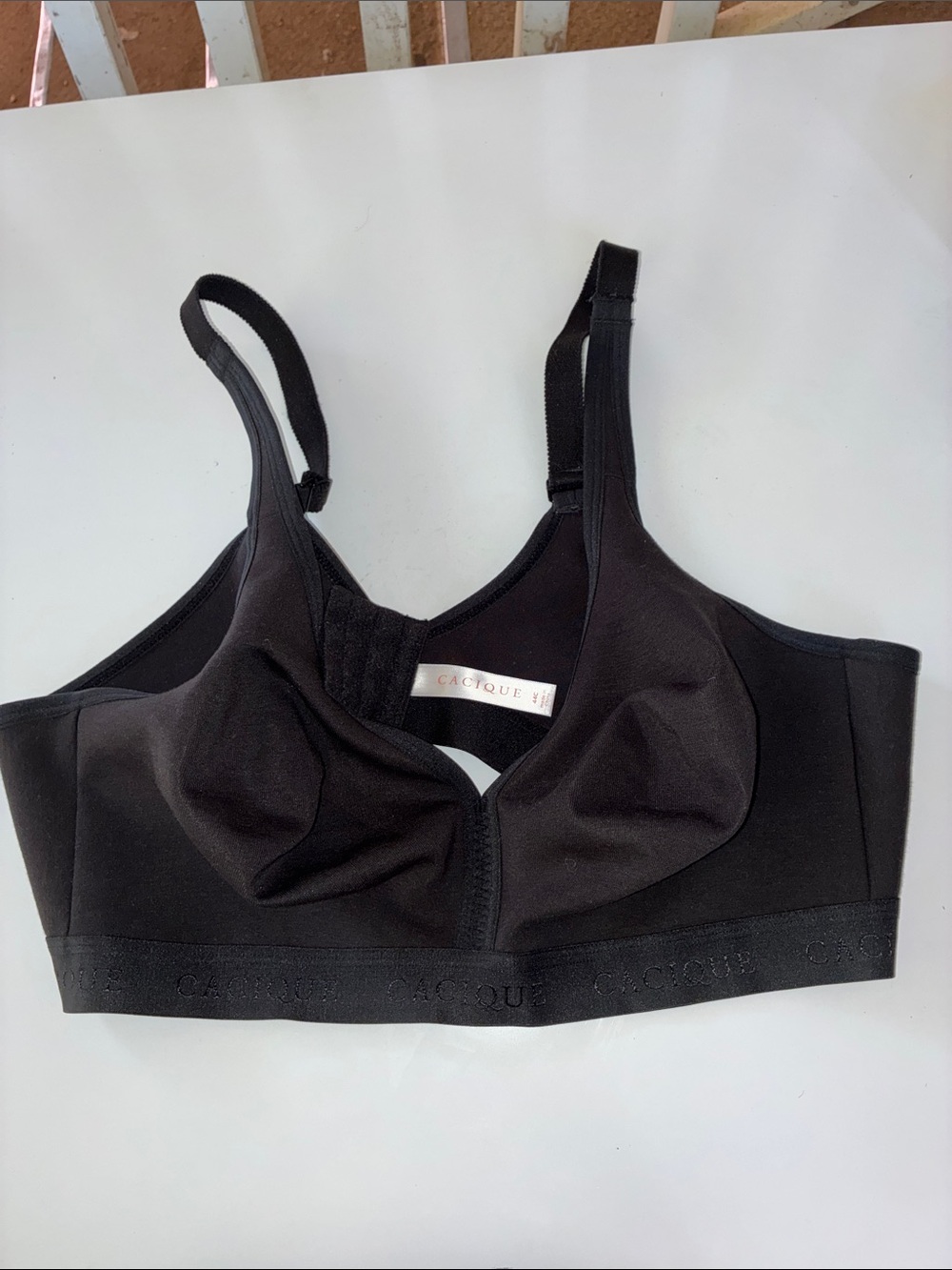 Cacique Black Wireless Comfort Bra